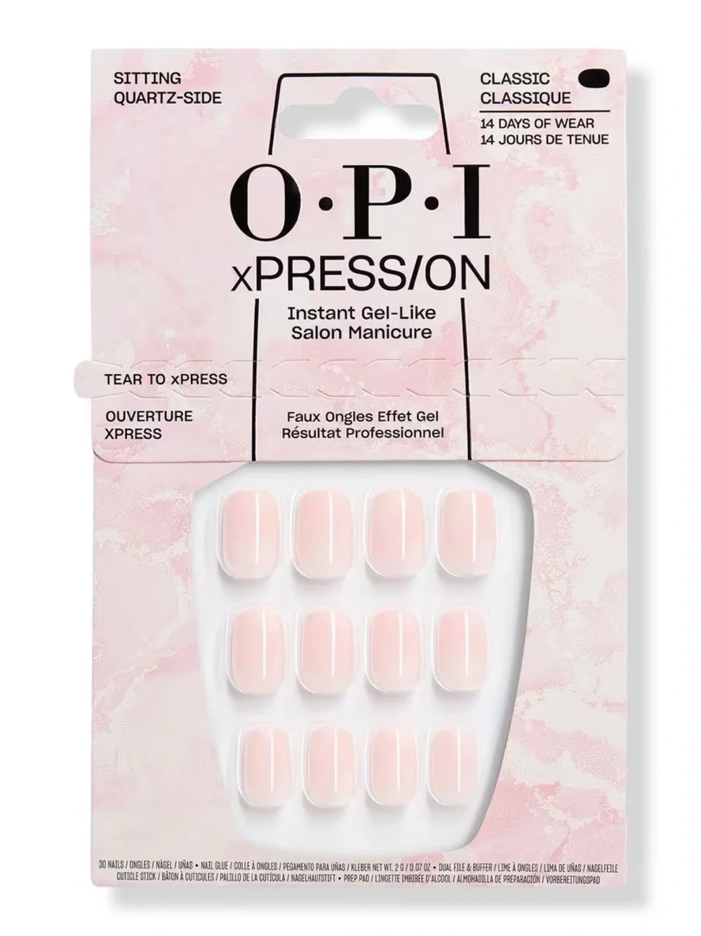 OPI xPRESS/ON Press-On Nails - Sitting Quartz-Side